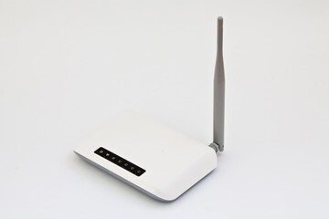 wi fi router on a white background