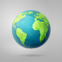 polygon west earth hemisphere on light