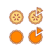Pie Icons Set