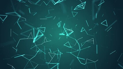 Wall Mural - abstract blue geometrical background
