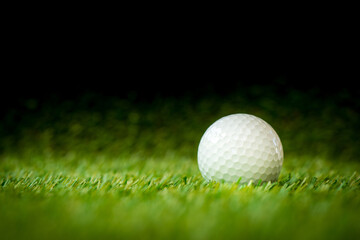 Wall Mural - golf ball on fairway