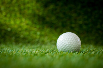 Wall Mural - golf ball on fairway