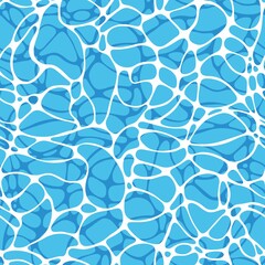 Surface of water. Vector seamless pattern for design and decoration
