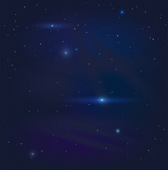 Wall Mural - dark night starry sky background