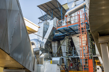 Wall Mural - Fumes installation - coal power station.