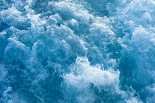 Churning Blue Ocean Water