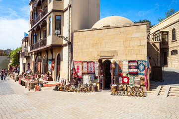 Souvenir market in Baku