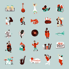 Poster - Jazz Musicians Set