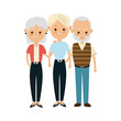 © Jemastock - family parent and grandparents together character vector illustration