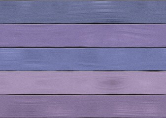 Wall Mural - Colored pastel violet and blue wooden wood planks texture background