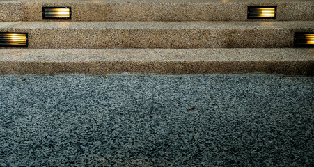 Sticker - Cement with small gravel staircase