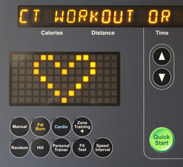 digital display screen control exercise bike.
