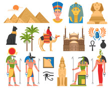 Egyptian Art Flat Collection