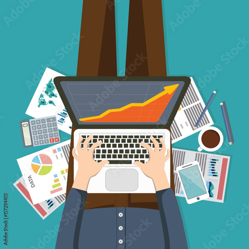 Stock Market Analysis Finance Money Investing Global Economy Market - 