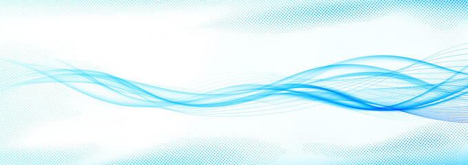 Wall Mural - speedy abstract futuristic modern bright swoosh wave lines layout