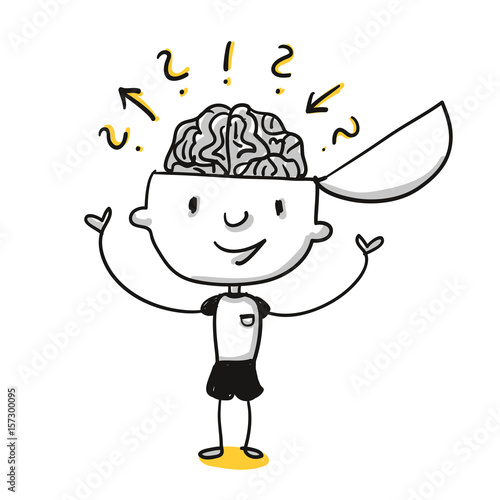 Schuler Zeigt Gehirn Beim Lernen Buy This Stock Vector And Explore Similar Vectors At Adobe Stock Adobe Stock