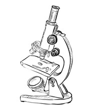 Microscop schita | Vectori din domeniul public