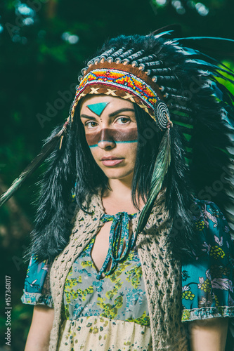 Red Indian Woman Portrait Outdoors Bow And Arrows Hunter In The Jungle American Indian Style Attractive Boho Woman Buy This Stock Photo And Explore Similar Images At Adobe Stock Adobe Stock red indian woman portrait outdoors bow