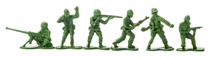collection of traditional toy soldiers