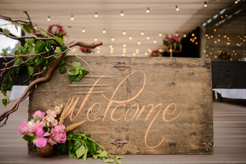 original wedding floral decoration