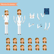 © viniarskaia - Vector illustration of cheerful doctor.