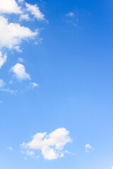 Wall Mural - clouds and blue sky abstract background.