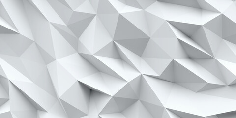 Aufkleber - White background. Abstract triangle texture.