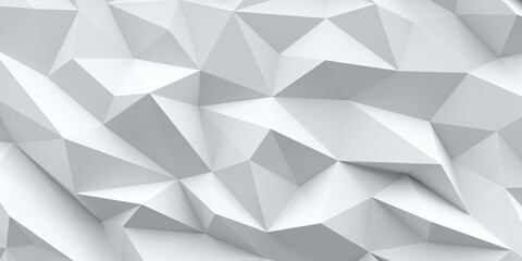 Aufkleber - White background. Abstract triangle texture.