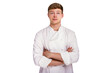 © Wisiel - Chef with crossed arms, smiling, isolated over white background