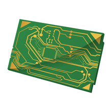 Microchip Circuit Technology Icon Vector Illustration Graphic Design