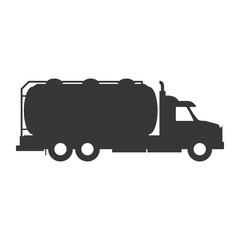 Canvas Print - Cargo truck vehicle icon vector illustration graphic design