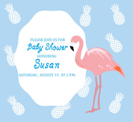 Wall Mural - Baby Shower Card