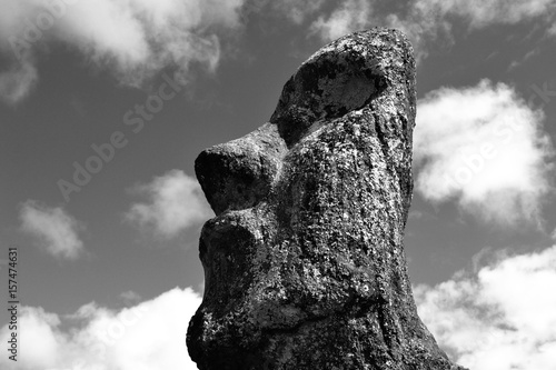 Decoration De Jardin 40 Cm Statue De Lile De Paques En Sable De Lave Pierre Grise Moai Rapa Nui Statue Env Sculptures Et Statues De Jardin Decoration D Exterieur