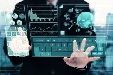 Wall Mural - internet multimedia information interface