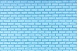 Light Blue brick wall for use as a background.