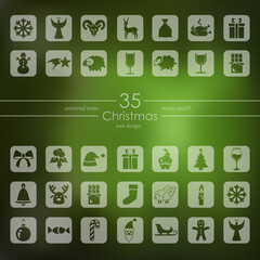 Sticker - Set of Christmas icons