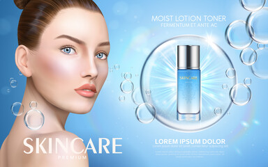 Wall Mural - moist lotion toner