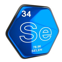 Selen Element blau