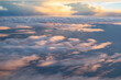 reflect sunlight cloud view from airplane window