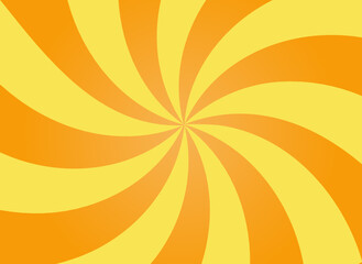 Wall Mural - Yellow Swirl