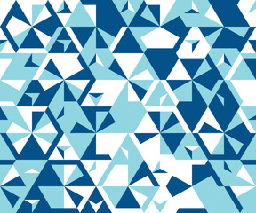 Seamless pattern from simple triangular elements.