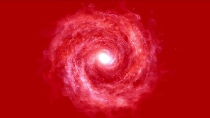 Wall Mural - 4k Abstract energy vortex universe tunnel fireworks particle hole eddy travel.