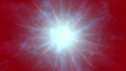 Wall Mural - 4k Abstract power explosion energy halo fire rays laser vortex universe background.