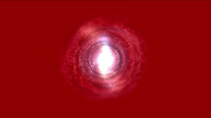 Wall Mural - 4k Abstract energy vortex universe tunnel fireworks particle hole eddy travel background.