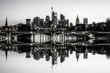 Fototapeta Nowy Jork - Frankfurt Skyline
