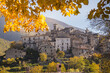 The historic village of Scanno in autumn - Abruzzo - Italy