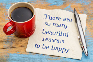 Poster - There are some many beautiful reasons to be happy