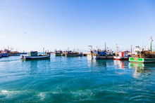 Fishing Boat Returns From A Catch, Kalk Bay, South Africa.