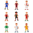 © egorvector - football teams flat icon