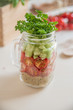 Quinoa Salat im Glas 